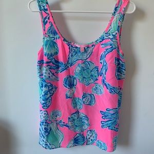 NWOT Lilly Pulitzer Cosmos Top, Barefoot Princess